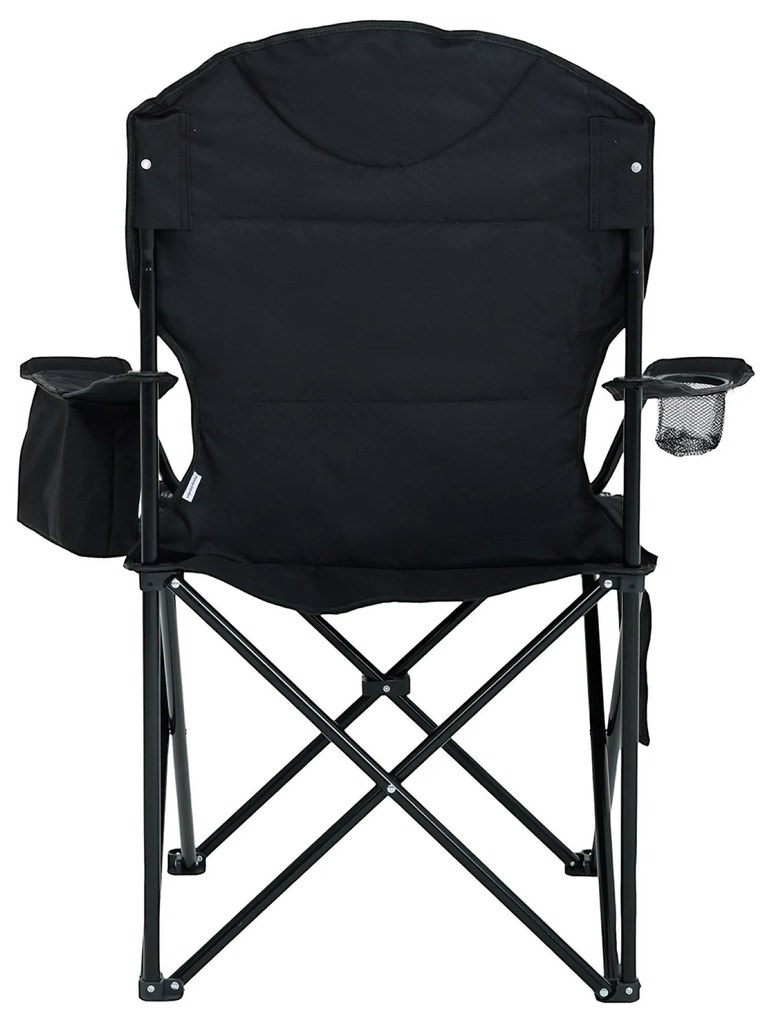 Kempingová židle FOTYN černo-šedá