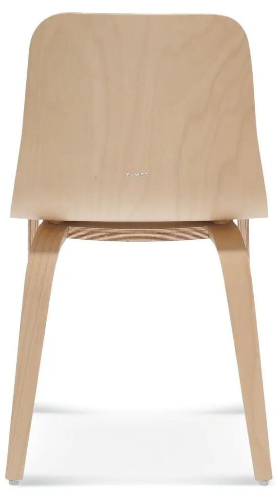 FAMEG Hips - A-1802 - jedálenská stolička Farba dreva: buk premium, Čalúnenie: dyha