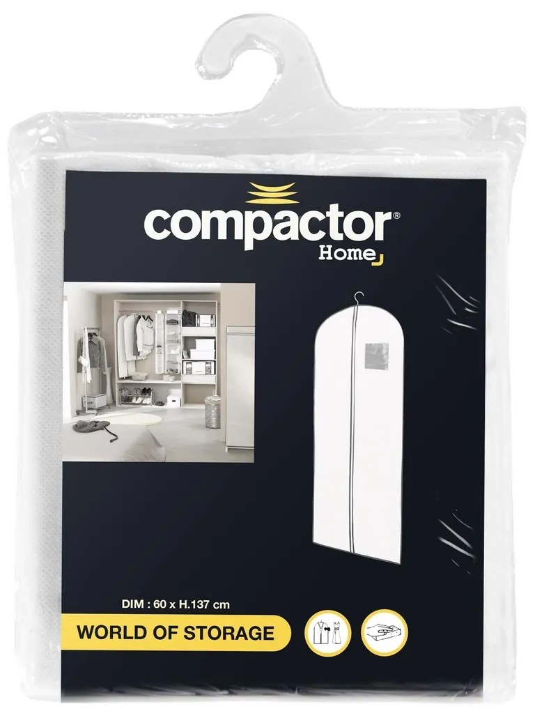 Compactor Obal na oblek a dlhé šaty Life, 60 x 137 cm, L