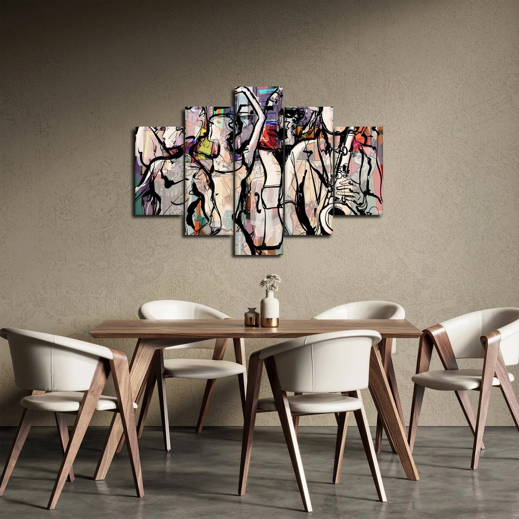 Obraz - Jazzová noc (150x105 cm)
