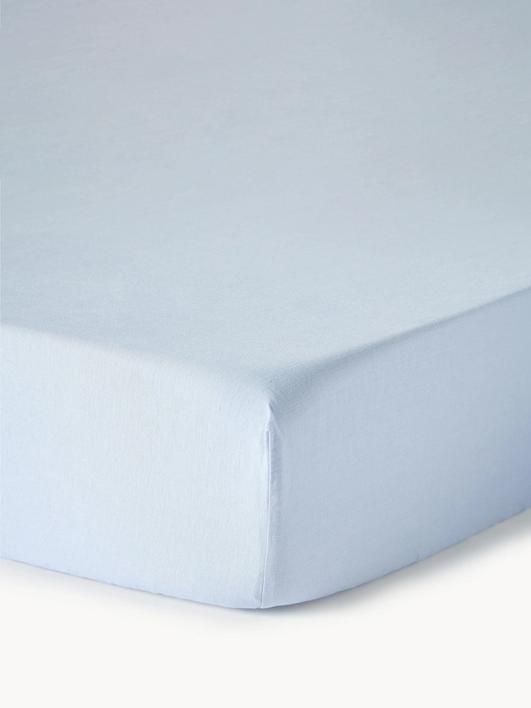 Elastická plachta na topper matrac z vypratého ľanu Airy