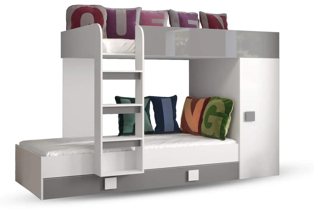 SB Multifunkčná posteľ Toledo 2 Farba: Sivá