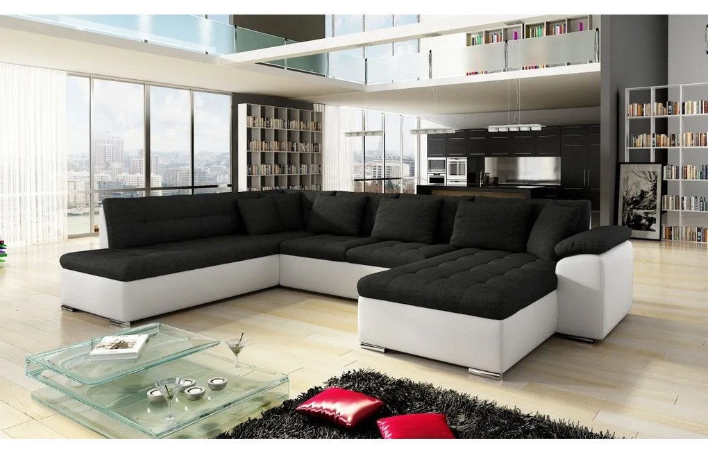 Rohová sedačka Tony s funkciou spania, Dostupné poťahy: Nazar 225.02, Strana: Ľavá - U