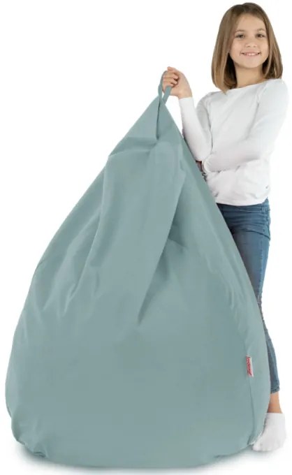 Plyšový sedací vak SAKO mätový