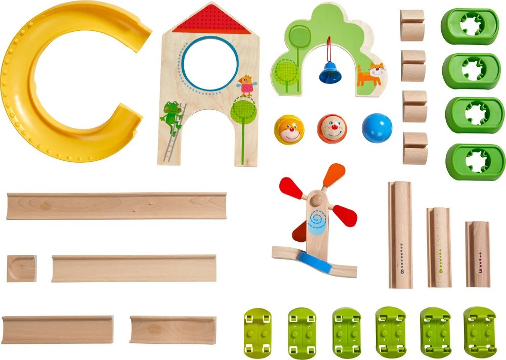 Guľôčková dráha Kullerbü - Veterný mlyn - 25 ks