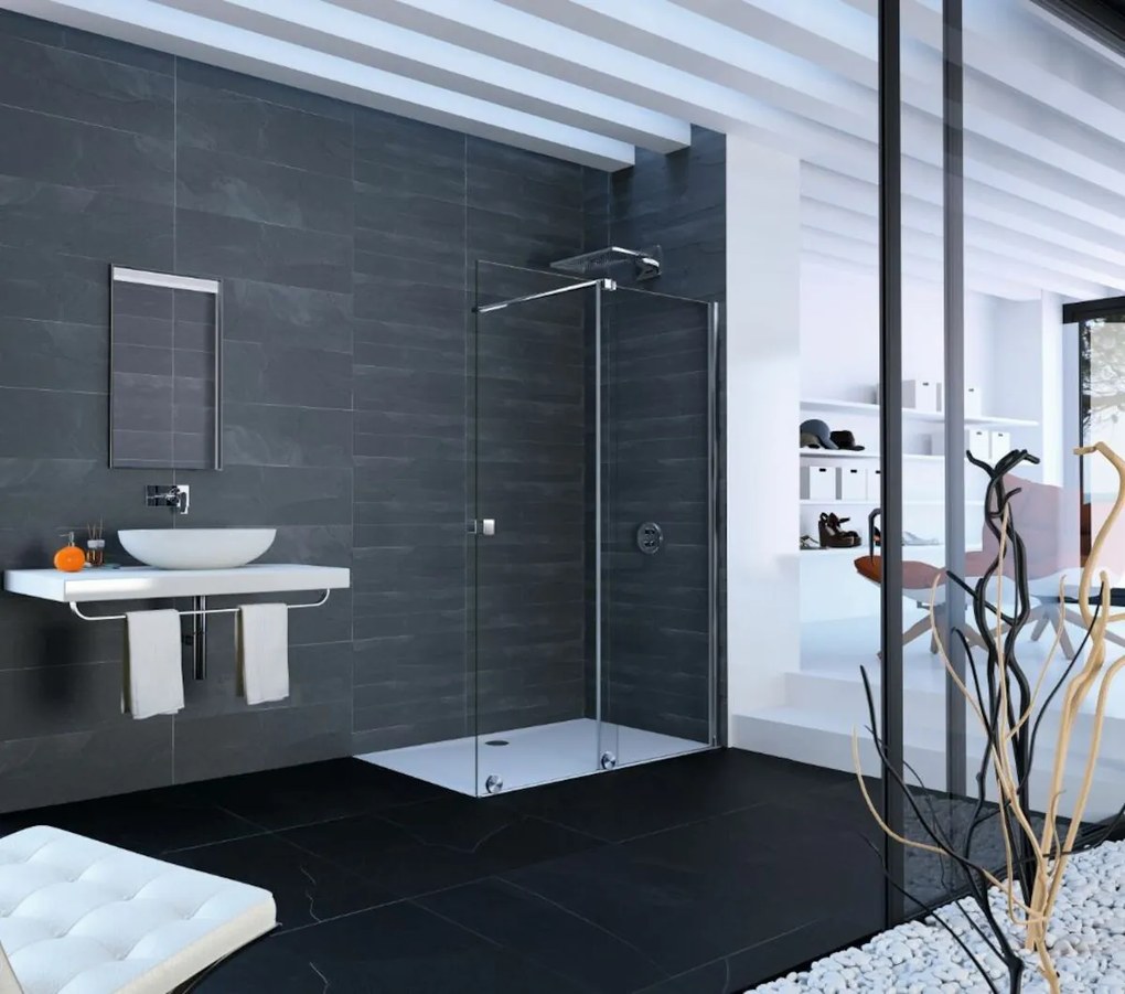 Hüppe Xtensa pure sprchová zástena walk-in 180 cm XT0209.069.322