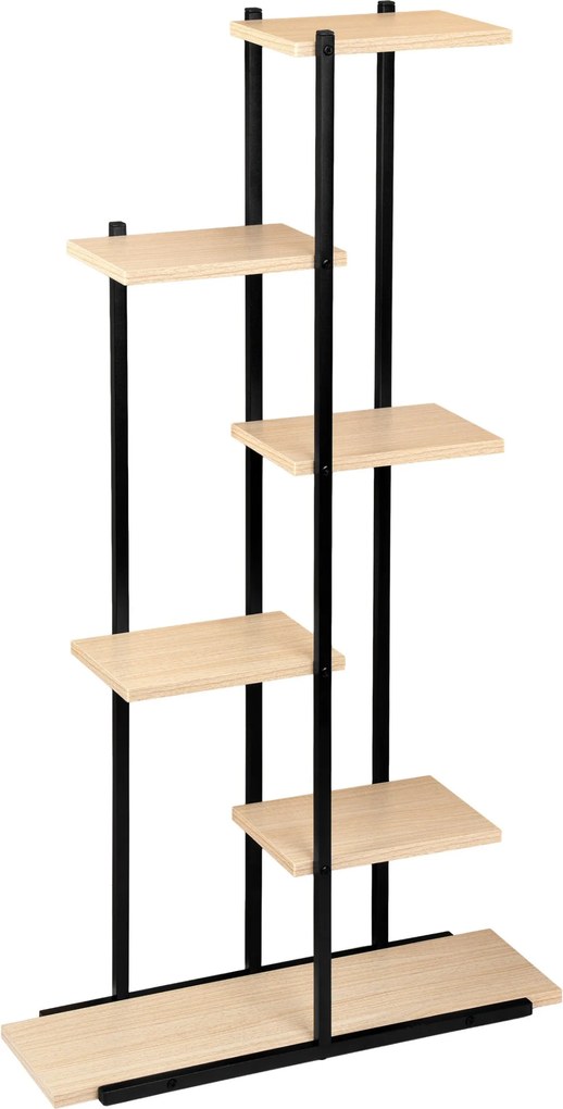 Stojan na kvety IKER vanilla craft/čierny