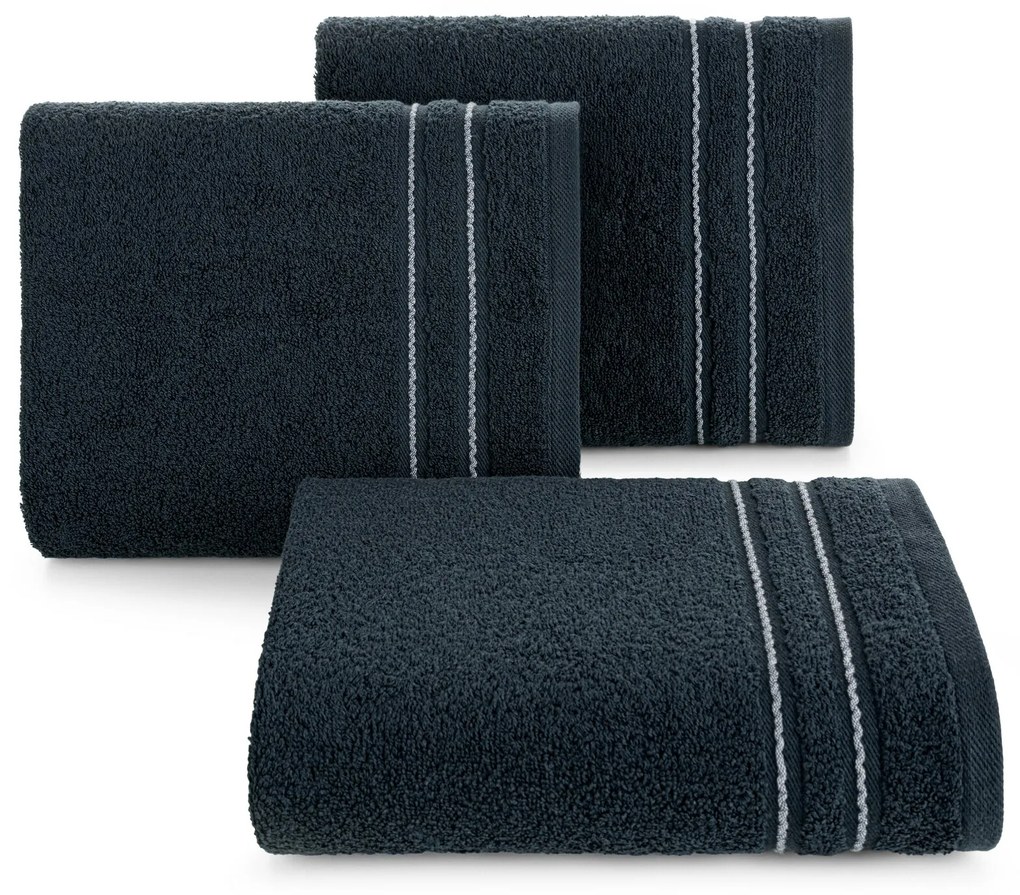 BAVLNENÝ UTERÁK EMINA 50X90 CM TMAVOMODRÁ