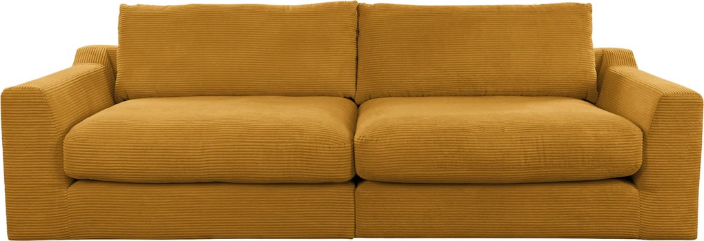 XXXLutz VEĽKÁ POHOVKA, textil, horčicovožltá Sit & More - Sedačky - 000144003406