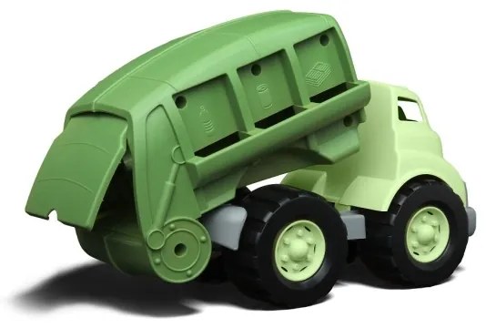 Green Toys - Recyklačný smetiari zelená
