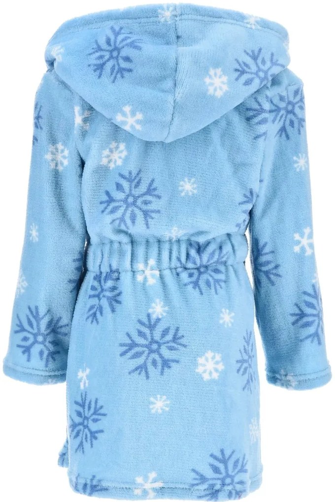 Dievčenský fleece župan s kapucňou Ľadové kráľovstvo - Frozen - motív Elsa, EU 116