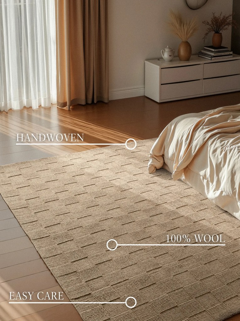 Villeroy & Boch, Kusový koberec Villeroy & Boch Scala 106267 Caramel, 200x300, hnedá, obývacia izba