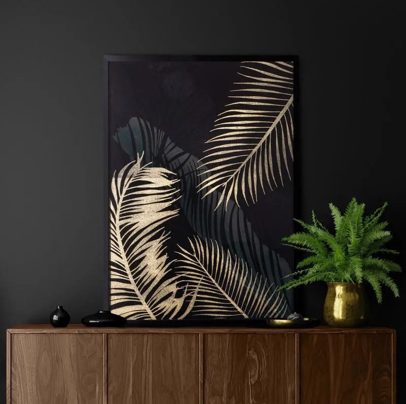 OBRAZ 482C 53X73 CM ČIERNY