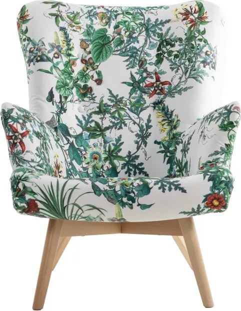 Kreslo Grande s podnožkou, Falcon23 / orech