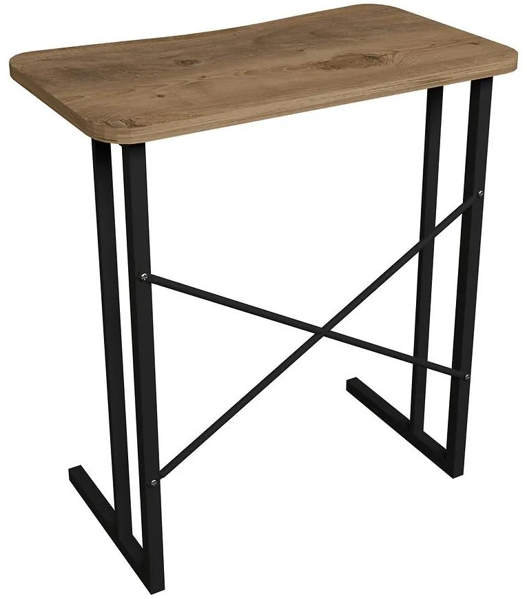 Písací stôl Fd-6035pld-001 Prirodzené/Čierna