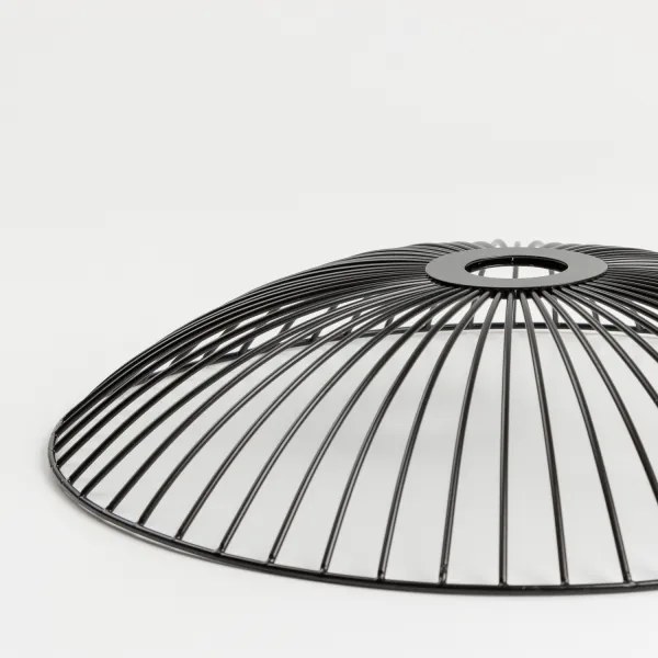 Univerzálne tienidlo CURITIBA pr. 38 cm čierne