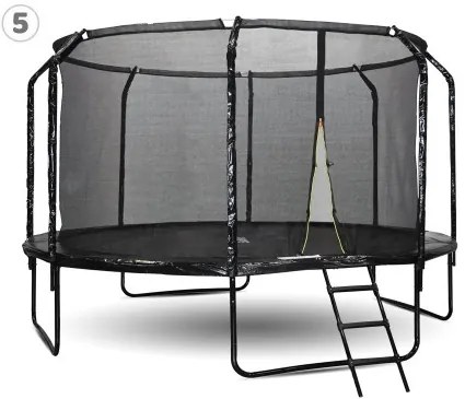 Záhradná trampolína SkyFlyer 10FT 304cm – čierna