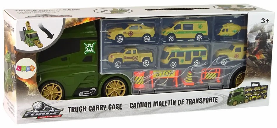 LEAN TOYS Ťahač pre autá - zelená