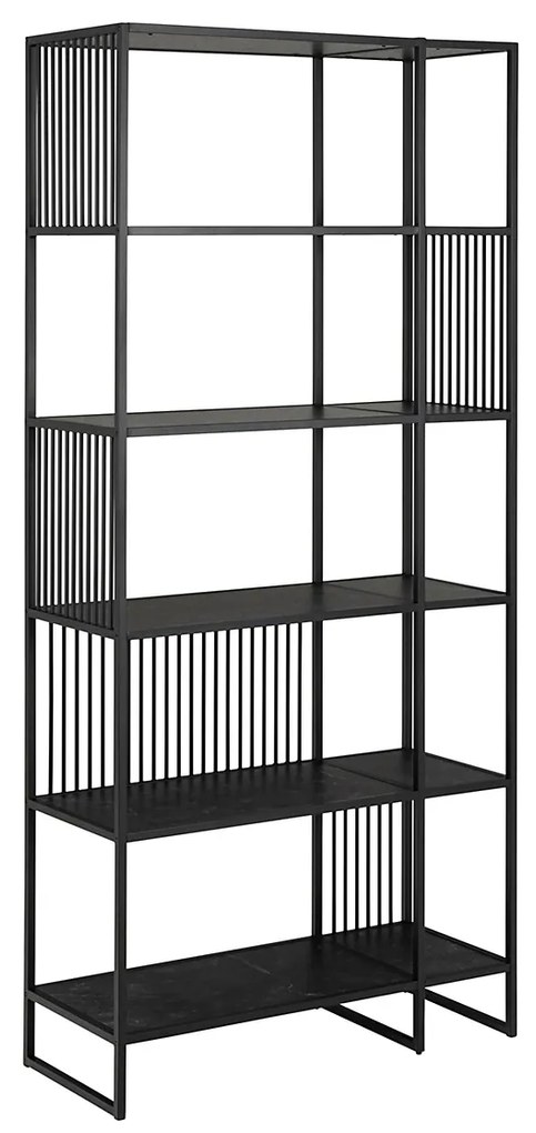 Knižnica Strington 85 cm čierna