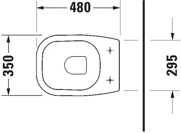 Duravit 21080900002 - Voľne stojace WC D-CODE keramika/lesklá biela