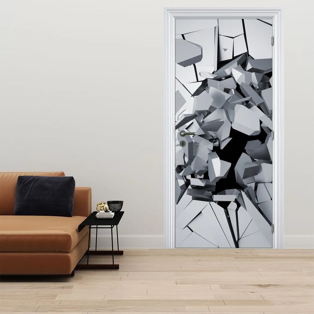 Fototapeta na dvere - Abstrakcia 3D (95x205cm)