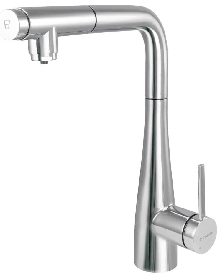 Deante BRE_075M - Batéria s vytiahnuteľnou sprchou ERIDAN, lesklý chróm