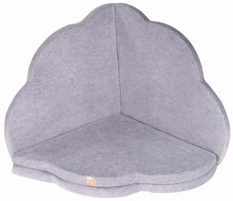 Penová hracia podložka mráčik: svetlosivá