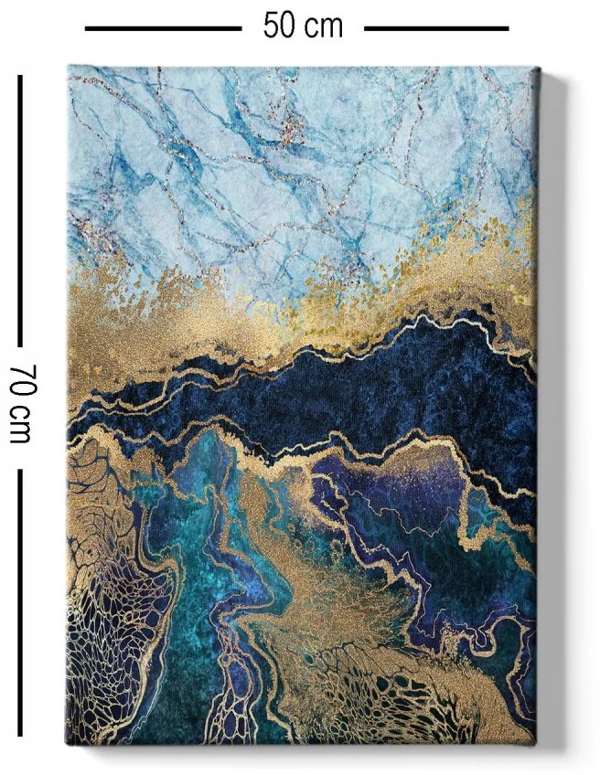 Obraz na plátne Mramorová rieka 50x70 cm