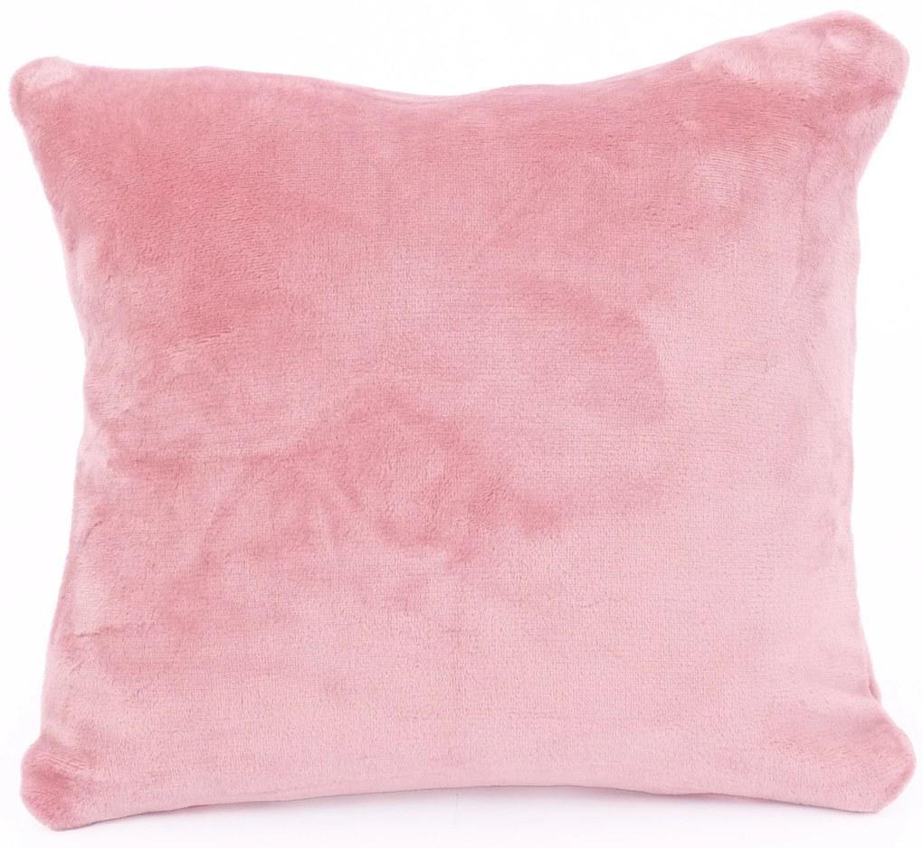 Obliečka na vankúšik mikroplyš Exclusive 40 × 40 cm - Laura staroružová