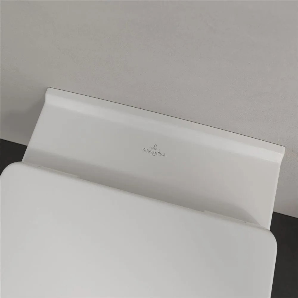 VILLEROY &amp; BOCH O.novo závesné WC s hlbokým splachovaním bez vnútorného okraja, 360 x 560 mm, biela alpská, s povrchom CeramicPlus, 5660R0R1