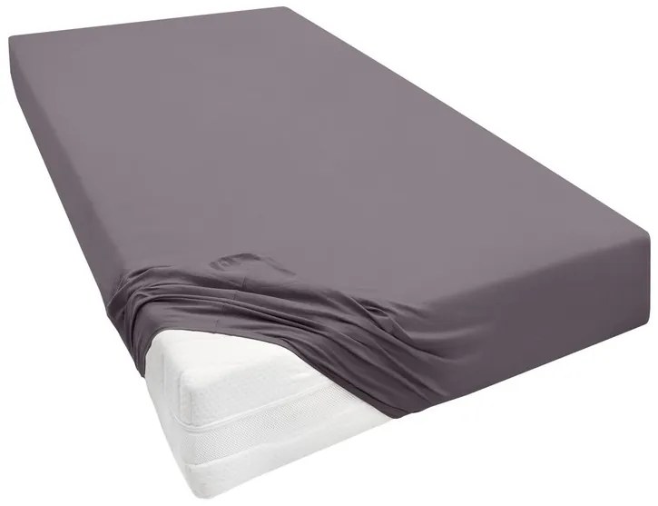 Biberna Napínacia plachta (tmavosivá, 140 – 160 x 200 – 220 cm) (100251944)