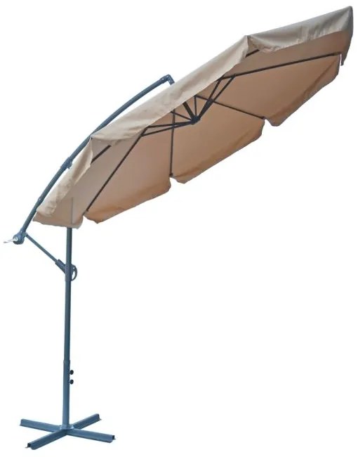 Rojaplast Slnečník EXCLUSIVE boční, béžový