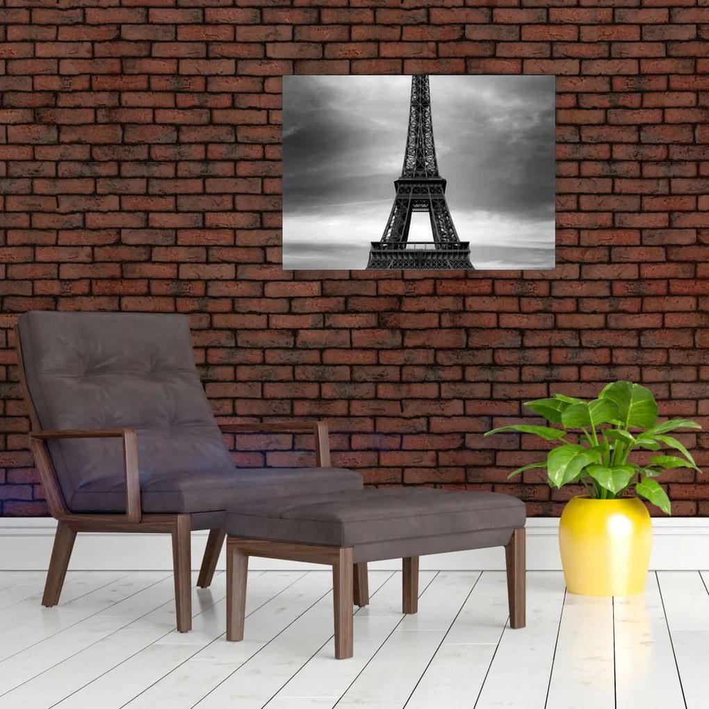 Obraz - Ružové auto v Paríži (70x50 cm)