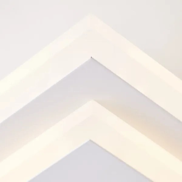 Brilliant - LED Stmievateľné svietidlo IORGO LED/40W/230V 43,5x43,5 cm biela/čierna