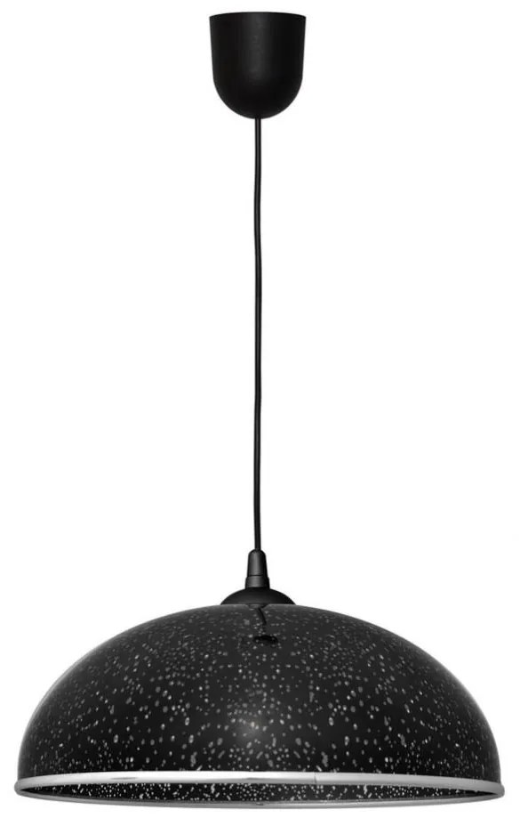 Luster na lanku CIRCLE 1xE27/15W/230V čierna