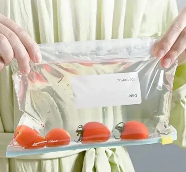 Uzatvárateľné vrecká na potraviny 1200 ml - 15 ks