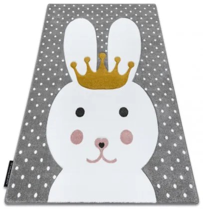 Koberec PETIT BUNNY KRÁLIK sivý