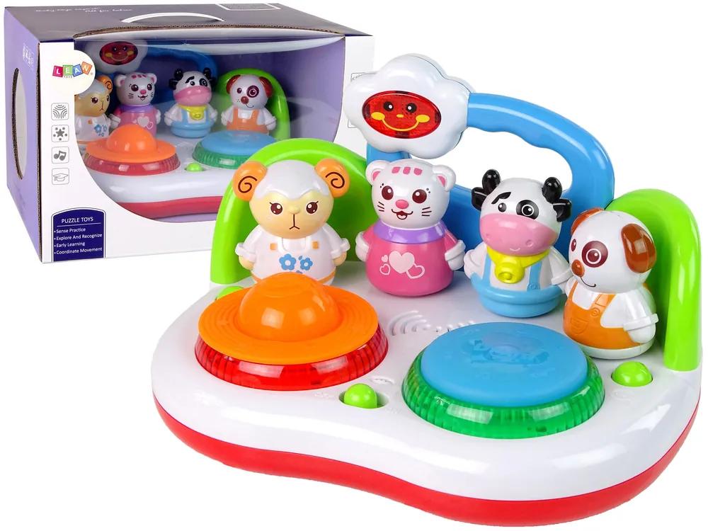 Lean Toys Interaktívna hračka DJ so zvieratkami