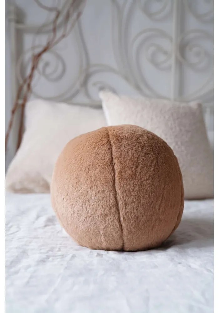 Dekoračný vankúš z mikroplyšu ø 25 cm Top – Mioli Decor