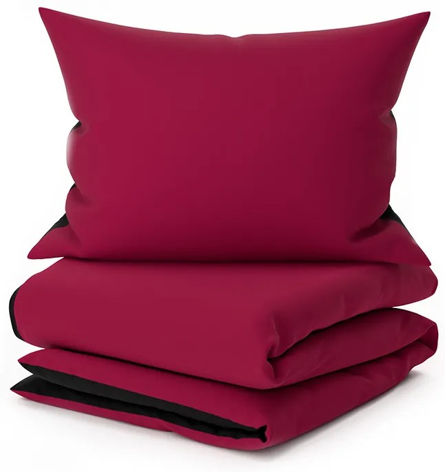 Bavlnené obliečky MONOCHROMATIC vínové Rozmer obliečky: 70 x 90 cm | 140 x 200 cm