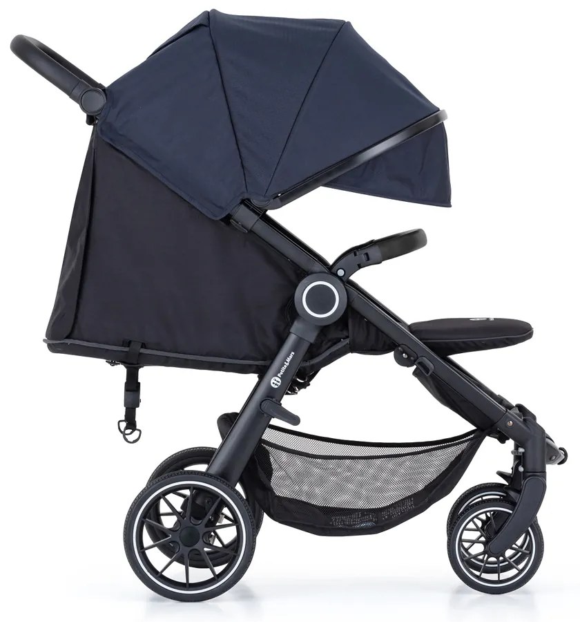 PETITE&MARS kočík športový Street+ RWS black anthracite blue complete