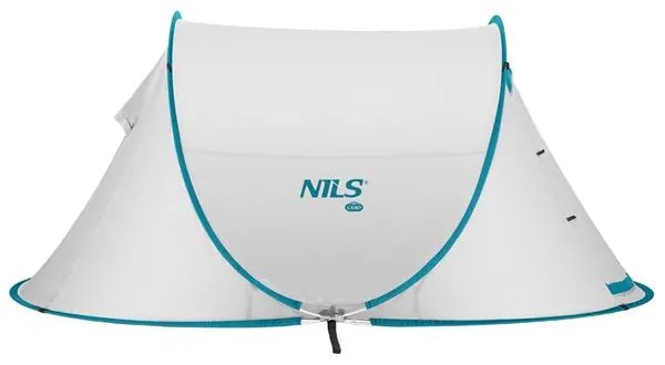 Samorozkladací plážový stan NILS Camp NC3743 - sivý