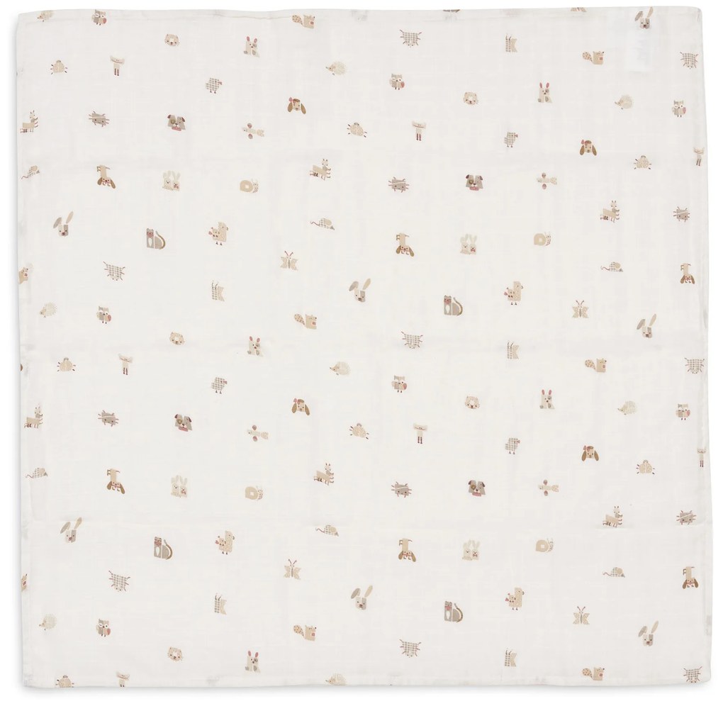 Plienky 3 ks 70x70 cm Animal Friends