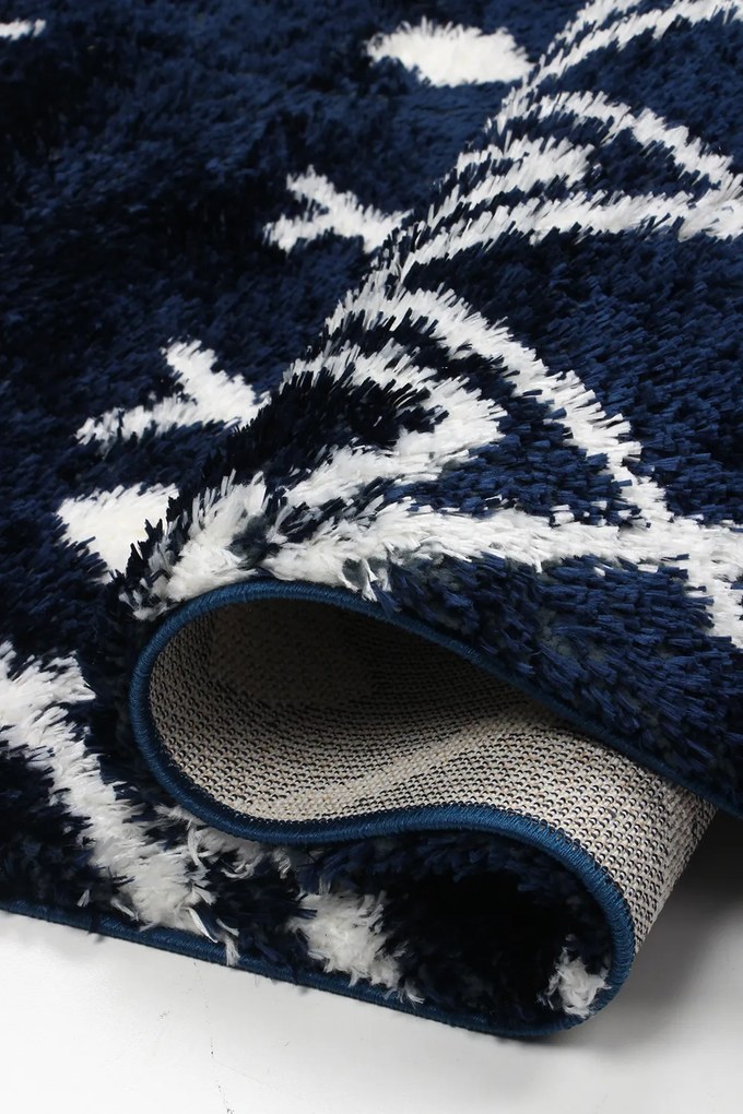 Koberec Boho 590 NAVY BLUE/CREAM rozmery koberec: 200x290 cm
