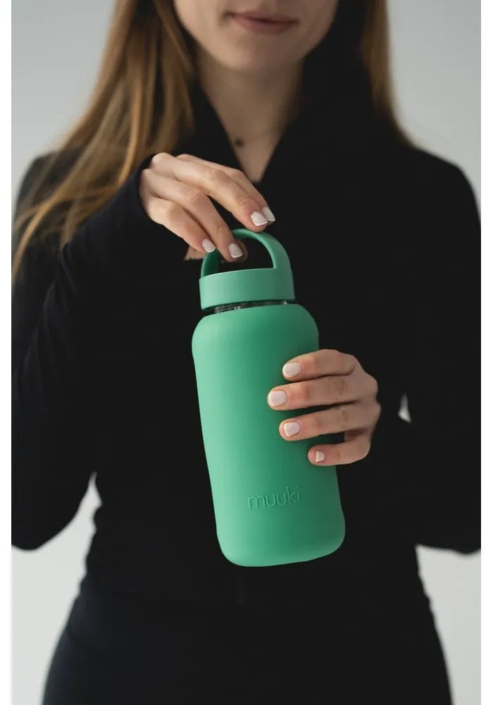 Zelená cestovná fľaša 720 ml Frosted Green – Muuki