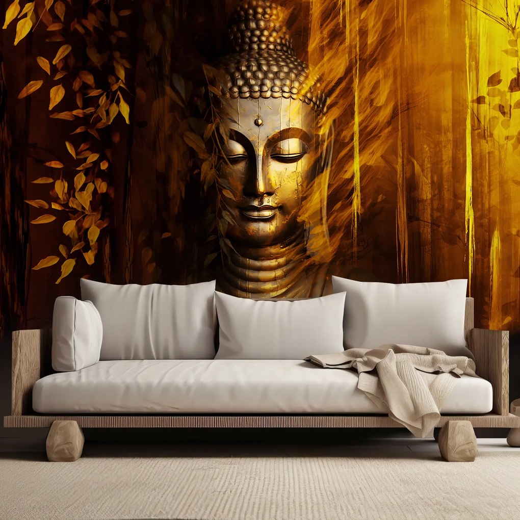 Gario Fototapeta Skrytý zlatý Budha Materiál: Vliesová, Rozmery: 400 x 280 cm