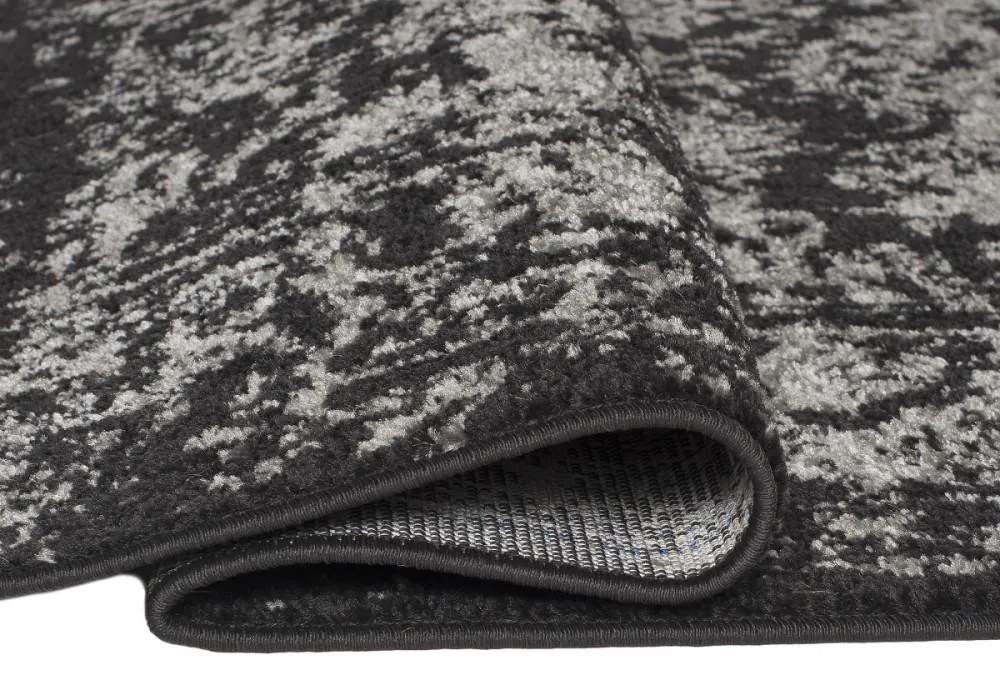 Kusový koberec Alesta čierny 70x250cm