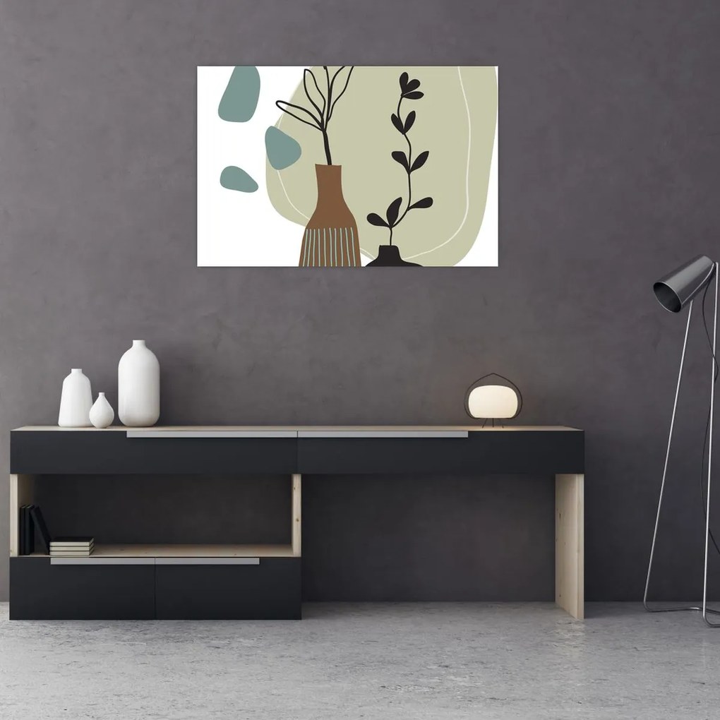 Obraz - Kvety vo váze N⁰2 (90x60 cm)