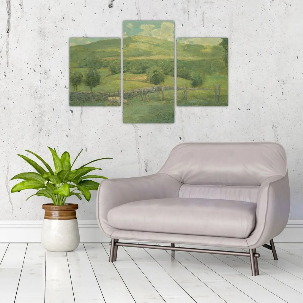 Obraz - Julian Alden Weir, Obweebetuck, reprodukcia (90x60 cm)