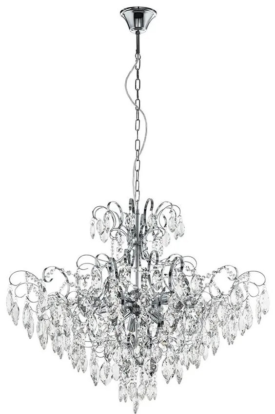 Eglo 39524 - Luster na reťazi FENOULLET 9xE14/25W/230V